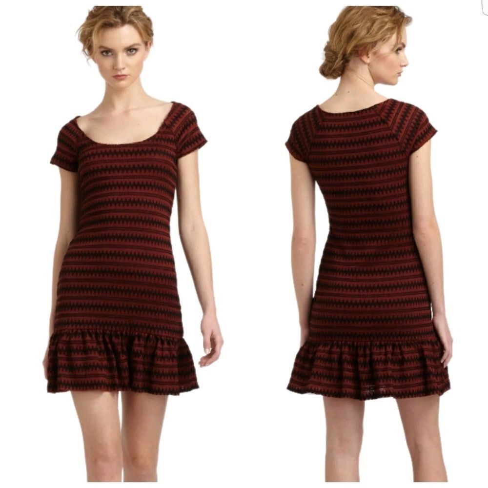 Free People Cozy Day Flounce Dress XS